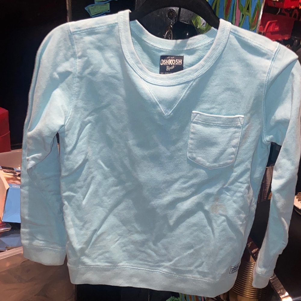 OshKosh B'gosh Light Blue Kids Crewneck Sweater